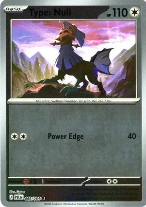 Pitch Black Type: Null [Reverse Holo] Pokémon card